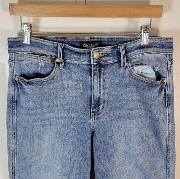 Judy Blue Dad Jeans Size 9/29 Extra Back Pocket Relaxed Fit High Rise - Picture 3 of 10